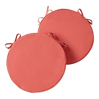 Greendale Home Fashions Outdoor Round Chair Pad 2-Pack