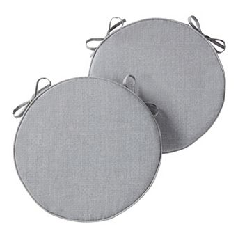 Greendale Home Fashions Outdoor Round Chair Pad 2-Pack