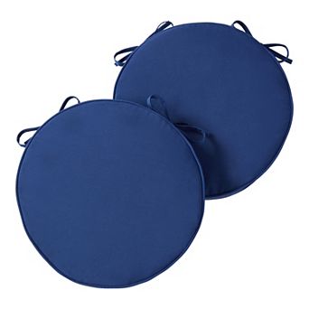 Greendale Home Fashions Outdoor Round Chair Pad 2-Pack