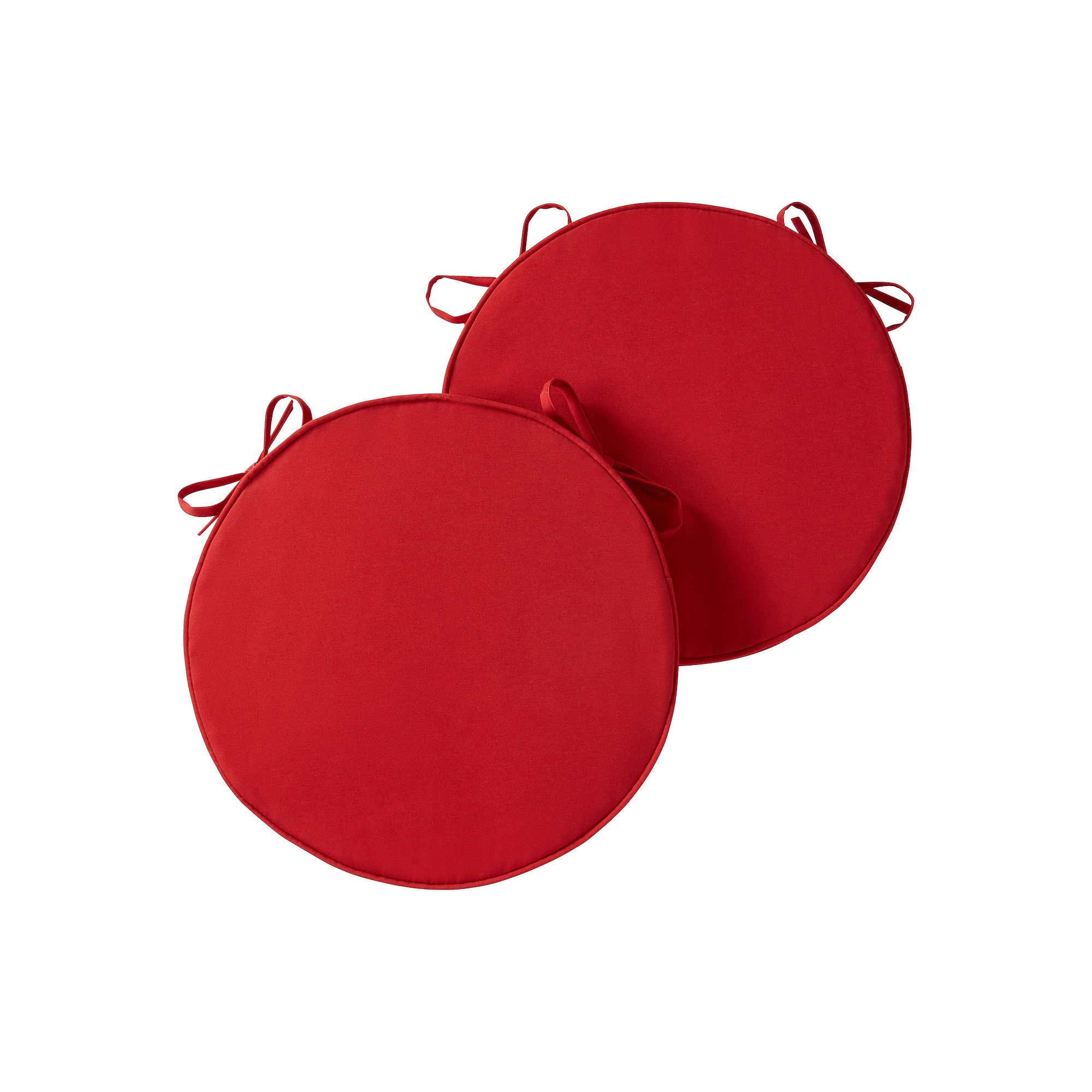Greendale Home Fashions Outdoor Round Chair Pad 2-Pack, Salsa