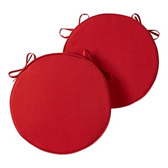 Greendale Home Fashions Outdoor Round Chair Pad 2-Pack