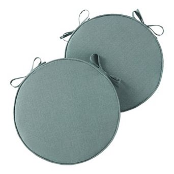 Greendale Home Fashions Outdoor Round Chair Pad 2-Pack
