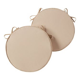 Greendale Home Fashions Outdoor Round Chair Pad 2-Pack