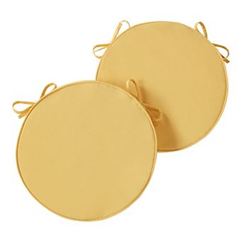 Greendale Home Fashions Outdoor Round Chair Pad 2-Pack