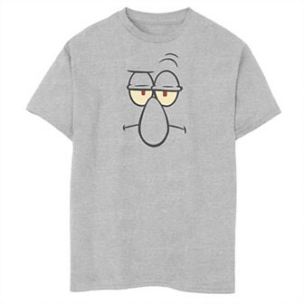 Boys 8-20 Husky Nickelodeon SpongeBob SquarePants Squidward Face Graphic Tee