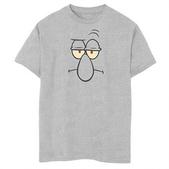 Boys 8-20 Husky Nickelodeon SpongeBob SquarePants Squidward Face Graphic Tee