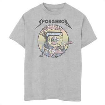 Boys 8-20 Husky Nickelodeon SpongeBob SquarePants Metal Circle Graphic Tee