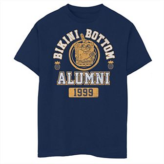 Boys 8-20 Husky Nickelodeon SpongeBob SquarePants Bikini Bottom 1999 Alumni Collegiate Graphic Tee