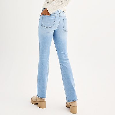 Juniors low rise bootcut jeans store