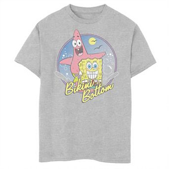 Boys 8-20 Husky Nickelodeon SpongeBob SquarePants And Patrick Bikini Bottom Portrait Graphic Tee