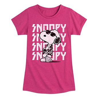 Girls 7-16 Peanuts Rock Name Graphic Tee