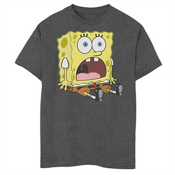 Boys 8-20 Husky Nickelodeon SpongeBob SquarePants Nickelodeon SpongeBob Sitting and Screaming Graphic Tee