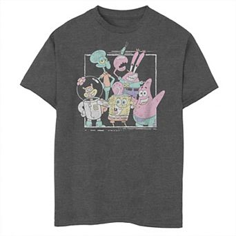 Boys 8-20 Husky Nickelodeon SpongeBob SquarePants Bikini Bottom Gang Box Graphic Tee