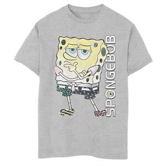 Boys 8-20 Husky Nickelodeon SpongeBob SquarePants 80s Patterns Graphic Tee
