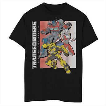 Boys 8-20 Husky Transformers Rise Of The Beasts Group Shot Graphic Tee
