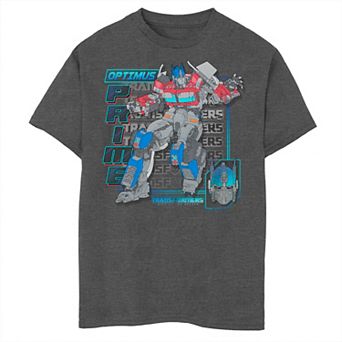 Boys 8-20 Husky Transformers Rise Of The Beasts Optimus Poster Graphic Tee