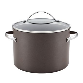 Ayesha Curry Hard Anodized Collection 10-qt Nonstick Stockpot with Lid