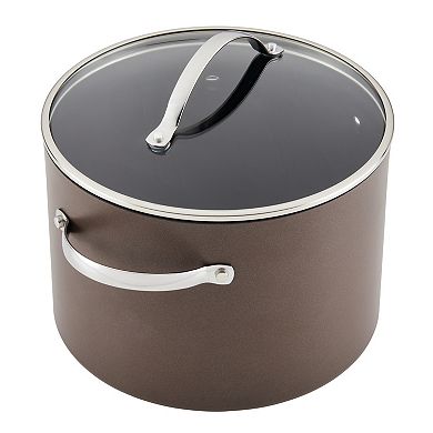 Ayesha Curry Hard Anodized Collection 10-qt. Nonstick Stockpot with Lid