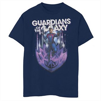Boys 8-20 Husky Marvel Guardians Of The Galaxy Star-Lord Poster Graphic Tee