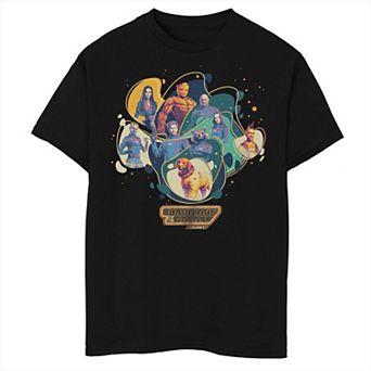 Boys 8-20 Husky Marvel Guardians Of The Galaxy Cosmic Group Photo Graphic Tee