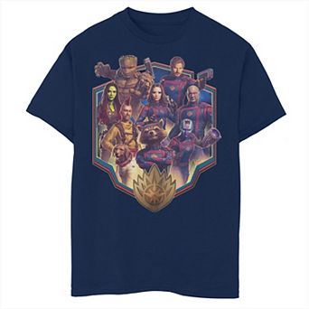 Boys 8-20 Husky Marvel Guardians Of The Galaxy Galactic Family Badge Graphic Tee