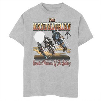 Boys 8-20 Husky The Mandalorian Greatest Warriors of the Galaxy Flying Graphic Tee