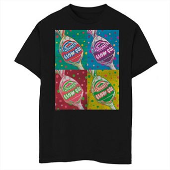 Boys 8-20 Husky Charms Blow Pop Art Polka Dots Graphic Tee
