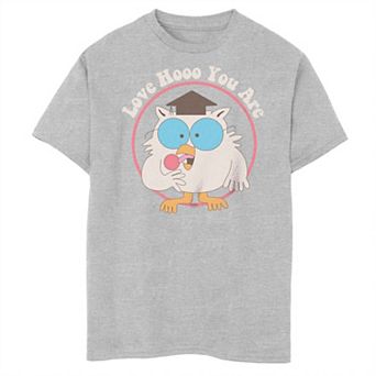 Boys 8-20 Tootsie Pop Roll Mr. Owl Love Hoo You Are Lollipop Circle Graphic Tee
