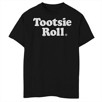Boys 8-20 Husky Tootsie Roll Distressed Simple Logo Graphic Tee