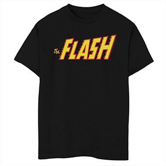 Boys 8-20 Husky DC Comics The Flash Classic Yellow Logo Graphic Tee