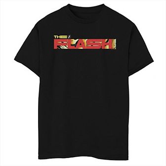 Boys 8-20 Husky DC Comics The Flash Lightning Bolt Logo Stretched Swirl Graphic Tee