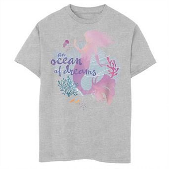Disney's Boys 6-20 The Little Mermaid Live Action An Ocean Of Dreams Tee