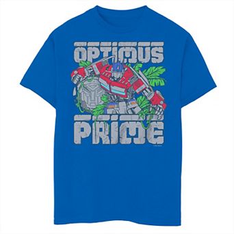 Boys 8-20 Transformers Rise Of The Beasts Optimus Prime Jungle Style Graphic Tee