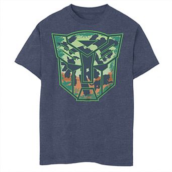 Boys 8-20 Transformers Rise Of The Beasts Autobot Jungle Filled Icon Graphic Tee