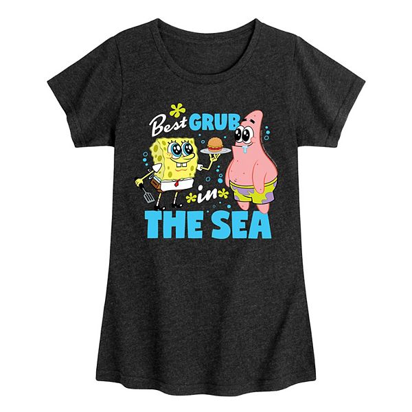 Girls 7 16 Spongebob Squarepants Best Brub Graphic Tee 6673