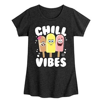 Girls 7-16 SpongeBob SquarePants Chill Vibes Graphic Tee