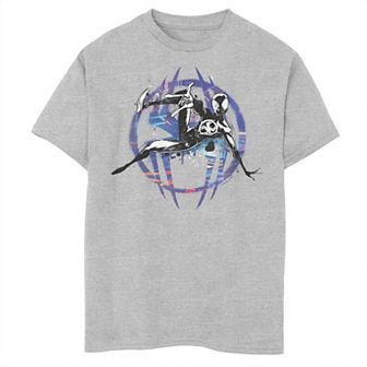 Boys 8-20 Spiderman Across The Spider Verse Hanging Spiderman Tee