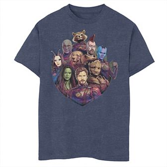 Boys 8-20 Guardians Of The Galaxy Vol. 3 Group Badge Tee