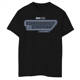 Boys 8-20 Guardians Of The Galaxy Vol. 3 Title Logo Graphic Tee