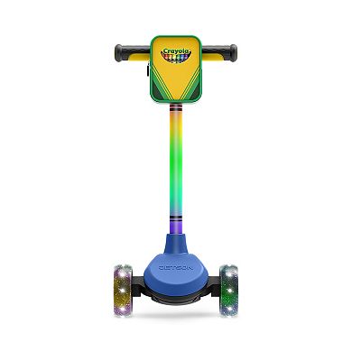 Crayola Kids Customizable 3-Wheel Kick Scooter