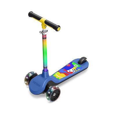 Crayola Kids Customizable 3-Wheel Kick Scooter