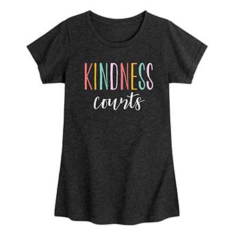 Girls 7-16 Kindness Counts Graphic Tee