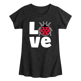 Girls 7-16 Love Ladybug Graphic Tee