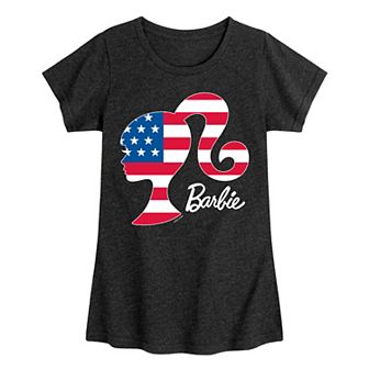 Girls 7-16 Barbie® Fourth Of July Americana Logo Graphic Tee