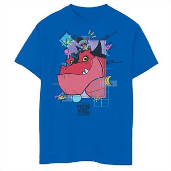 Boys 8-20 Marvel Moon Girl and Devil Dinosaur 80s Ride Portrait Graphic Tee
