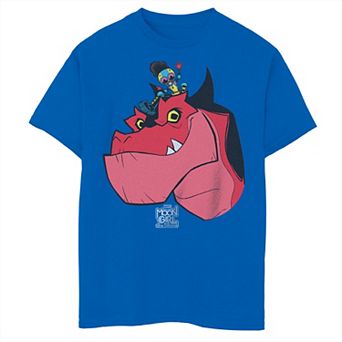 Boys 8-20 Marvel Moon Girl and Devil Dinosaur Ride Portrait Graphic Tee