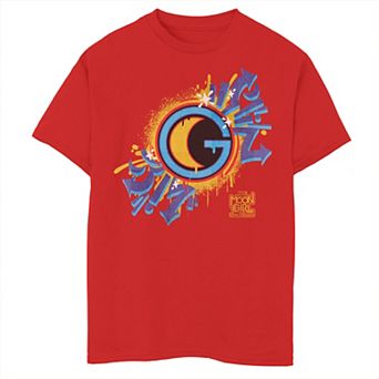 Boys 8-20 Marvel Moon Girl and Dinosaur Devil Graffiti Logo Graphic Tee
