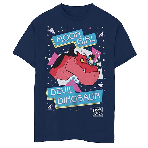 Boys 8-20 Marvel Moon Girl and Devil Dinosaur Hearts