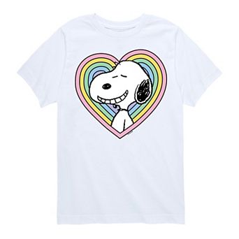 Boys 8-20 Peanuts Snoopy Heart Graphic Tee