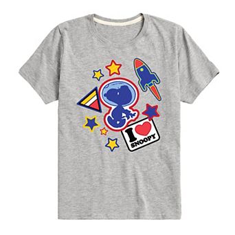 Boys 8-20 Peanuts Space Snoopy Flair Graphic Tee